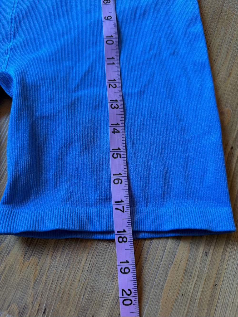 Calvin Klein Performance Blue High Rise Seamless Bike Shorts XL - Picture 9 of 10